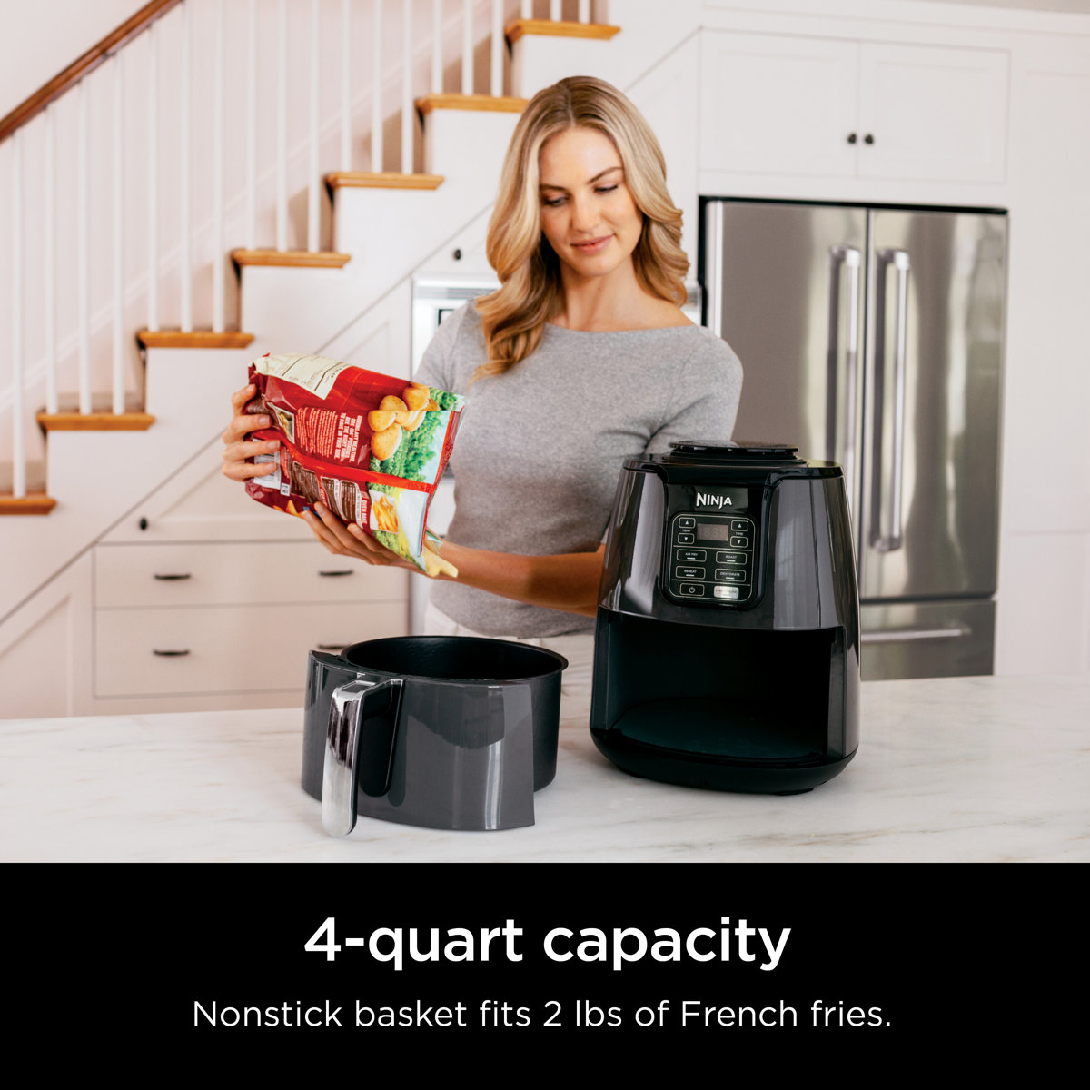 Ninja® 4-in-1 4-Quart Compact Air Fryer with Air Fry, Roast, Reheat, and Dehydrate Functions